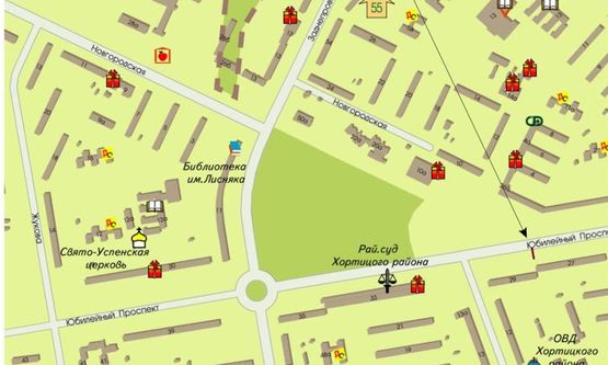 Схема рекламной плоскости по адресу Юбилейный, 27