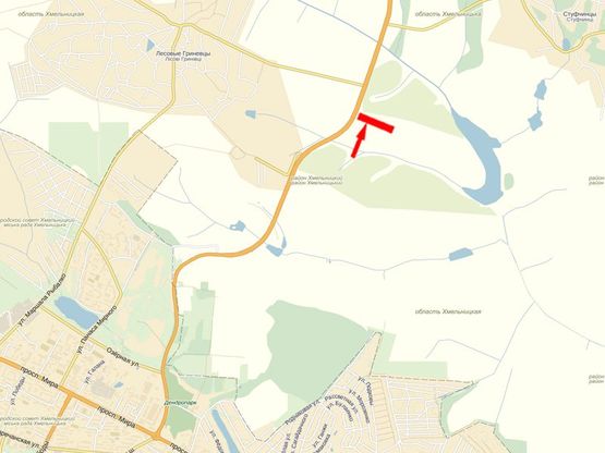 Схема рекламной плоскости по адресу Выезд на Староконстантинова Схема рекламной плоскости по адресу Выезд на Староконстантинова