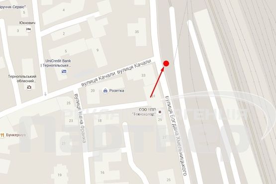 Схема рекламної площини за адресою Б. Хмельницького Схема рекламної площини за адресою Б. Хмельницького