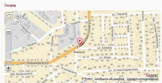 Схема рекламной плоскости по адресу ул. Мазепы (ранее ул. Большевицкая )