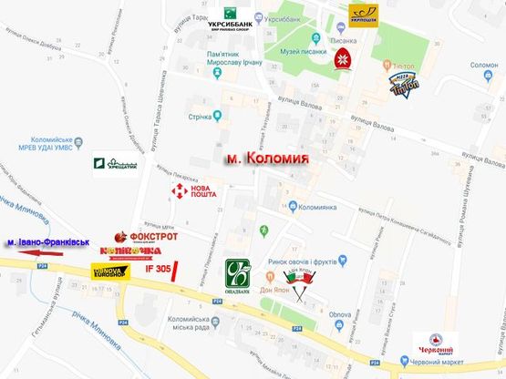 Схема рекламної площини за адресою Грушевського