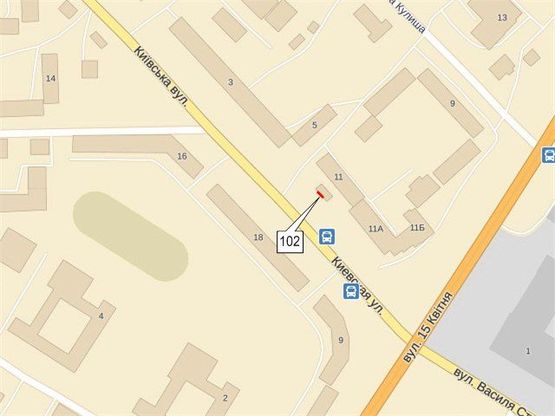 Схема рекламной плоскости по адресу Київська, 9a (магазин Watsons) Схема рекламной плоскости по адресу Київська, 9a (магазин Watsons)