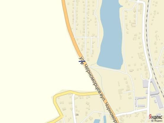 Схема рекламної площини за адресою Сухой лиман 4+300 Б (выезд с Сух.Лим. в стор. 7 км.)