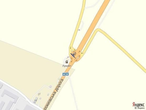 Схема рекламной плоскости по адресу Одесса-Николаев 21+900 А (в стор. Одессы)