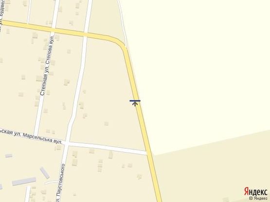 Схема рекламной плоскости по адресу Ривьера 2 Б в ст.ул.Заболотного (пос.Котовского)