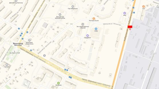 Схема рекламной плоскости по адресу Ул. Набережная, 150 м. после Деревянного рынка Схема рекламной плоскости по адресу Ул. Набережная, 150 м. после Деревянного рынка