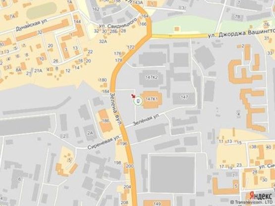 Схема рекламної площини за адресою вул.Зелена 147, Арсен, м.№2 лівий Схема рекламної площини за адресою вул.Зелена 147, Арсен, м.№2 лівий