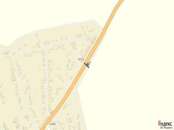 Схема рекламної площини за адресою Oдесса-Б.Днестровский Прилиманское 1 Б ( в стор. Б-Днестр.)