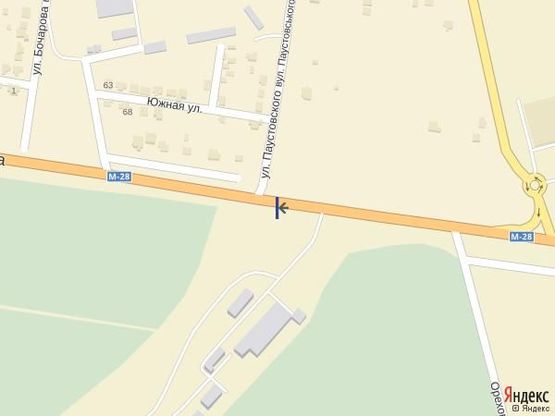 Схема рекламної площини за адресою Одесса-Южный(Лески) 16+800 Б ( в стор. Одессы)