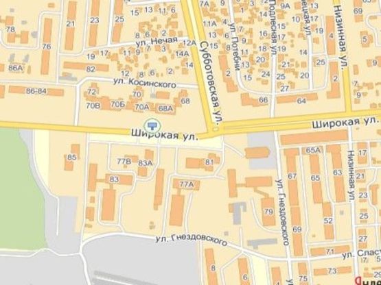 Схема рекламной плоскости по адресу вул.Широка 70, ТЦ Барвінок Схема рекламной плоскости по адресу вул.Широка 70, ТЦ Барвінок