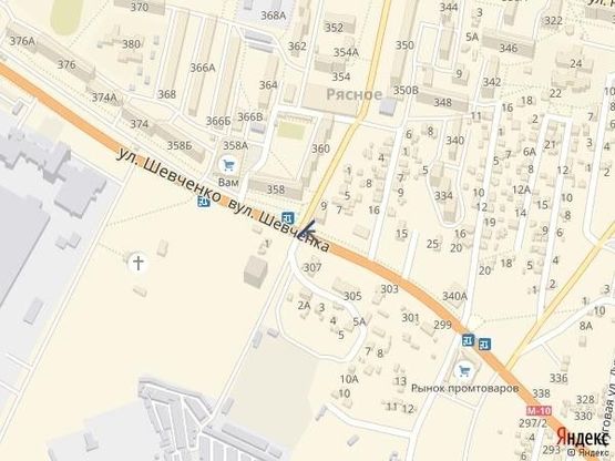 Схема рекламної площини за адресою вул.Шевченка 358, ТЦ СІЛЬПО