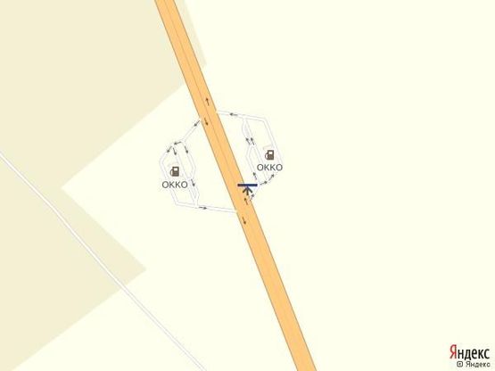 Схема рекламної площини за адресою Трасса  Киев-Одесса 454+150 A (в стор. Киева)