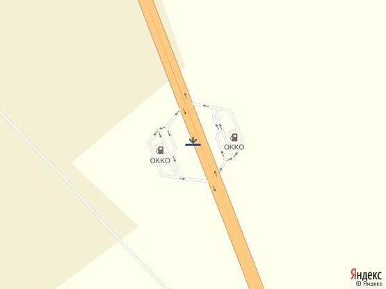 Схема рекламной плоскости по адресу Трасса  Киев-Одесса 454+00  А (в стор. Одессы)