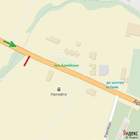 Схема рекламной плоскости по адресу вул.Червоноармійська (АЗС),в'їзд до міста зі сторони с.Буштино, м.Хуст Схема рекламной плоскости по адресу вул.Червоноармійська (АЗС),в'їзд до міста зі сторони с.Буштино, м.Хуст