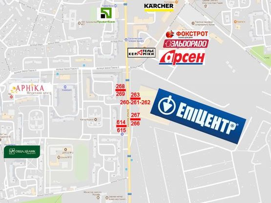 Схема рекламной плоскости по адресу Івасюка ЕПІЦЕНТР (призма) А Схема рекламной плоскости по адресу Івасюка ЕПІЦЕНТР (призма) А