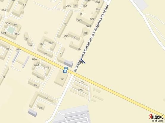 Схема рекламної площини за адресою Ривьера 4 стр.А ул.Сахарова, Таврия В (пос.Котовского)