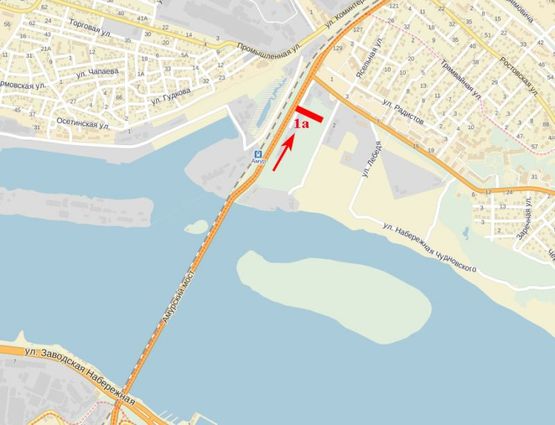 Схема рекламной плоскости по адресу (АРКА) В'їзд на Старий міст, напрям з центру в сторону пр-та Мануйлівський Схема рекламной плоскости по адресу (АРКА) В'їзд на Старий міст, напрям з центру в сторону пр-та Мануйлівський