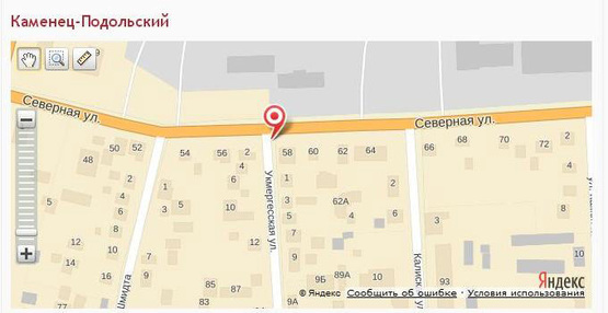 Схема рекламної площини за адресою ул. Северная/ ул. Укмергеская, с-кт АРС