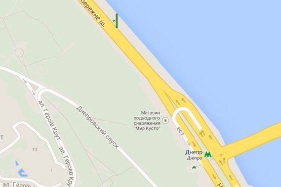 Схема рекламної площини за адресою Набережне шосе, : між мостом Метро і Пішохідним мостом (в напр. моста Патона) Схема рекламної площини за адресою Набережне шосе, : між мостом Метро і Пішохідним мостом (в напр. моста Патона)