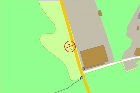 Схема рекламной плоскости по адресу Столичне шосе / Навчально-тренувальна база "Динамо", рух із Киева