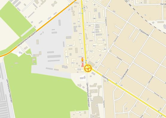 Схема рекламной плоскости по адресу Рихтера №125/1 А Схема рекламной плоскости по адресу Рихтера №125/1 А