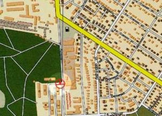 Схема рекламної площини за адресою Днепропетровская дорога №25 Марсельская В правая Схема рекламної площини за адресою Днепропетровская дорога №25 Марсельская В правая