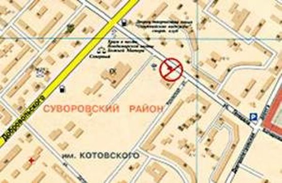 Схема рекламної площини за адресою Бочарова №41 А Схема рекламної площини за адресою Бочарова №41 А