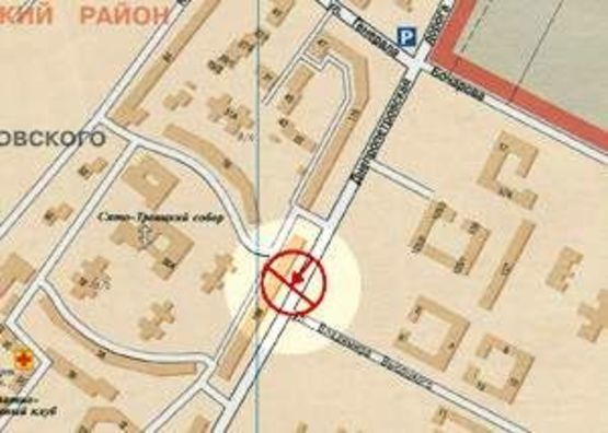 Схема рекламной плоскости по адресу Днепропетровская дорога №118/1 м-н "Антошка" А