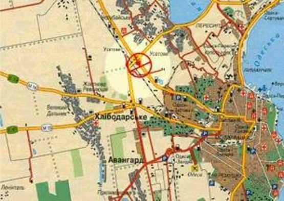 Схема рекламной плоскости по адресу Клеверный мост №1 А