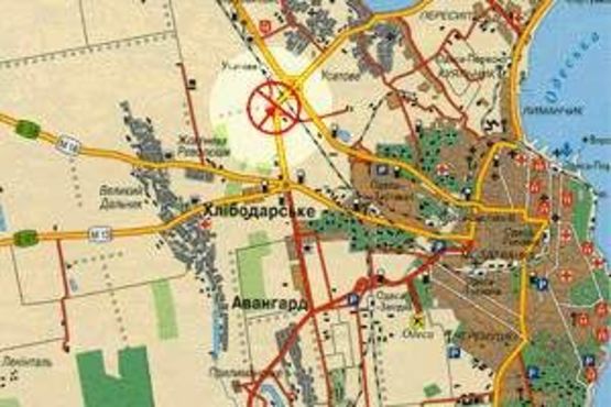 Схема рекламной плоскости по адресу Клеверный мост два столба №1 А Схема рекламной плоскости по адресу Клеверный мост два столба №1 А