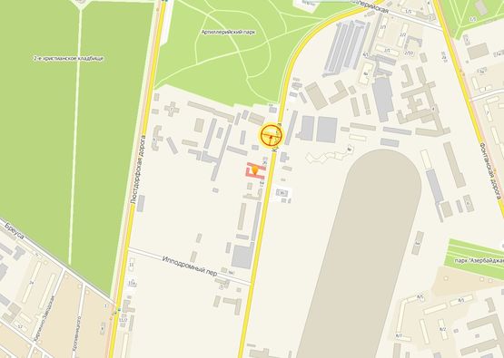 Схема рекламной плоскости по адресу Краснова №2в В