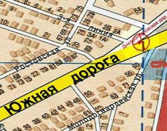 Схема рекламної площини за адресою Крыжановка Зеленый мыс №1 А