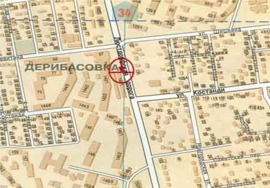 Схема рекламної площини за адресою Люстдорфская дорога №144 А