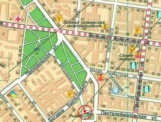 Схема рекламной плоскости по адресу Мечникова №116а А Схема рекламной плоскости по адресу Мечникова №116а А