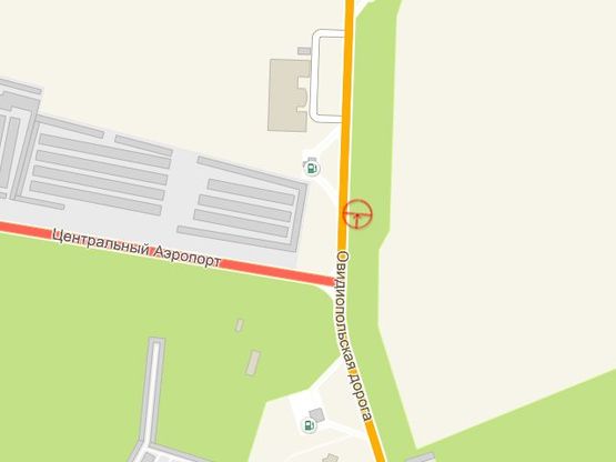 Схема рекламної площини за адресою Овидиопольская дорога ул.Центральный аэропорт В