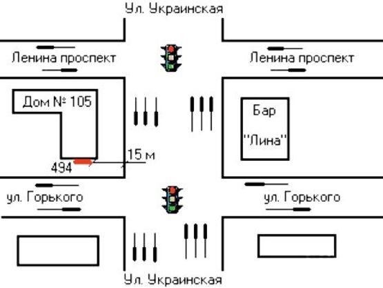 Схема рекламної площини за адресою 017_Заорожье_ул.Украинская / ул.Горького №1 фасад, нижний Схема рекламної площини за адресою 017_Заорожье_ул.Украинская / ул.Горького №1 фасад, нижний