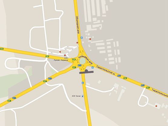 Схема рекламної площини за адресою Окружная дор- 2 Столба