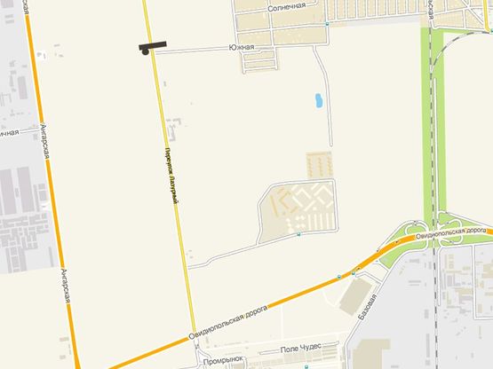 Схема рекламной плоскости по адресу Авангард - пер.Лазурный Схема рекламной плоскости по адресу Авангард - пер.Лазурный