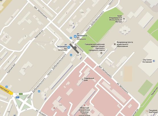 Схема рекламной плоскости по адресу Добровольского-Затонского