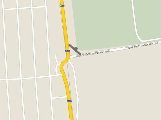 Схема рекламной плоскости по адресу Ильичевск-Одесса ( Таировский винзавод)