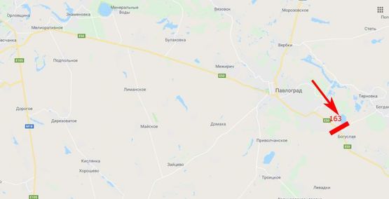 Схема рекламної площини за адресою с. Богуслав, траса Дніпро - Донецьк, в сторону м. Донецьк, лівий Схема рекламної площини за адресою с. Богуслав, траса Дніпро - Донецьк, в сторону м. Донецьк, лівий