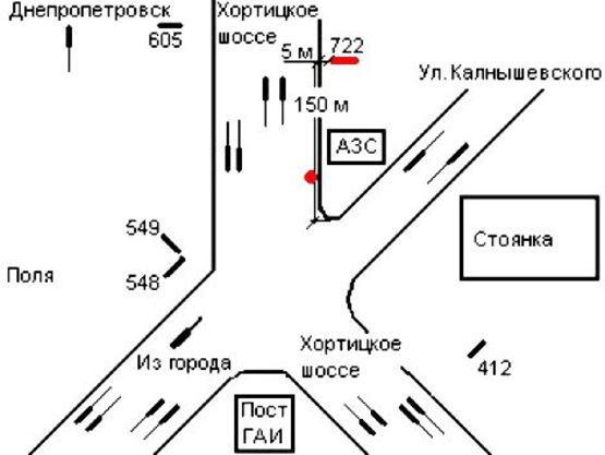 Схема рекламной плоскости по адресу 098_Запорожье_Хортицкое шоссе ул Калнышевского Схема рекламной плоскости по адресу 098_Запорожье_Хортицкое шоссе ул Калнышевского