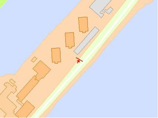 Схема рекламной плоскости по адресу Набережно-Рыбальская ул. - Подольско-Воскресенский мост от Подола Схема рекламной плоскости по адресу Набережно-Рыбальская ул. - Подольско-Воскресенский мост от Подола