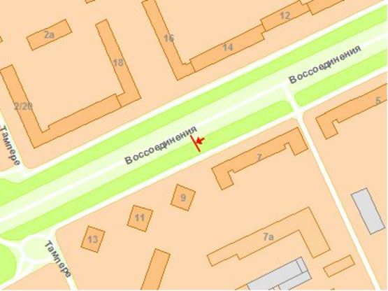 Схема рекламної площини за адресою Вoссoединения пр. , 9 в стoрoну мoста Патoна Схема рекламної площини за адресою Вoссoединения пр. , 9 в стoрoну мoста Патoна