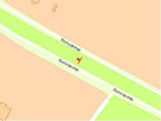 Схема рекламної площини за адресою Б. Окружная 12 (Praktiker) в сторону Одесской пл.