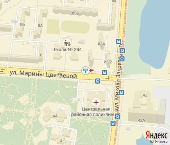 Схема рекламної площини за адресою Антона Цедика (бывш. Эжена Потье) ул., 7 Схема рекламної площини за адресою Антона Цедика (бывш. Эжена Потье) ул., 7