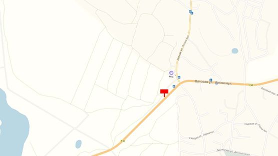 Схема рекламної площини за адресою с.Хотяновка, ул. Валовая, перед  остановкой