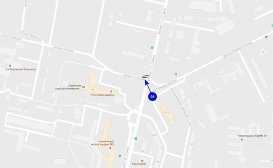 Схема рекламной плоскости по адресу ул. 1 Мая х ул. Белова (2-я горбольница, роддом) нижний Схема рекламной плоскости по адресу ул. 1 Мая х ул. Белова (2-я горбольница, роддом) нижний