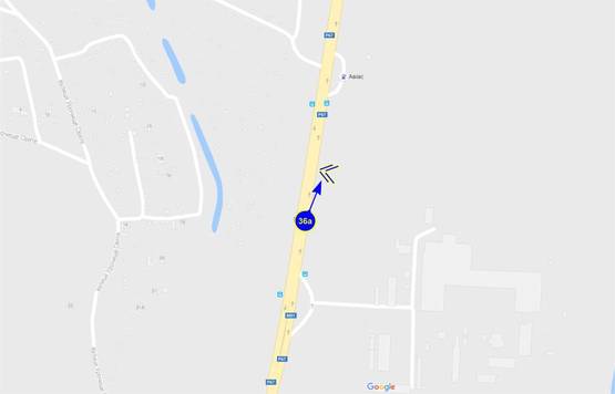 Схема рекламной плоскости по адресу Киевское шоссе, въезд А нижний Схема рекламной плоскости по адресу Киевское шоссе, въезд А нижний