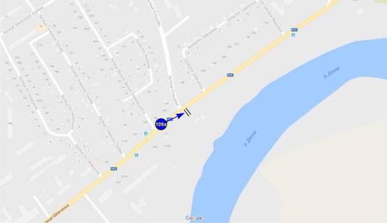 Схема рекламной плоскости по адресу ул. Шевченко х ул. Кольцевая (сторона А) Схема рекламной плоскости по адресу ул. Шевченко х ул. Кольцевая (сторона А)